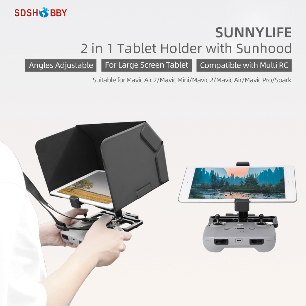 Sunnylife Remote Controller Tablet Holder with Sun Hood Neck Strap for